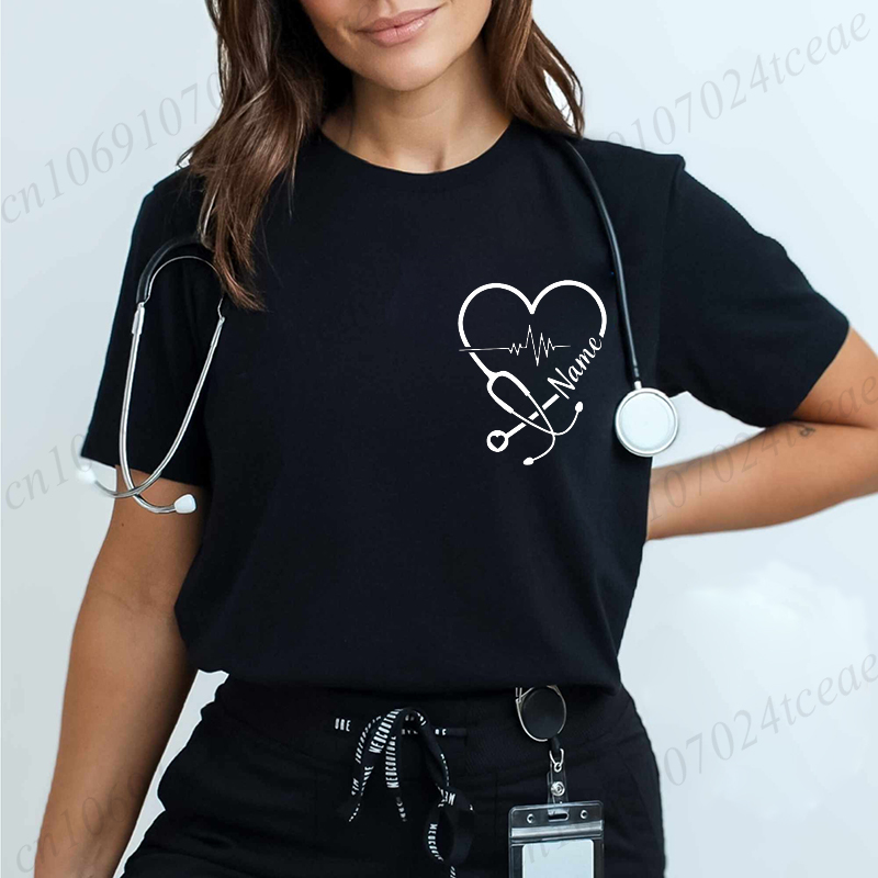 Summer Clothing Name - Aangepaste verpleegster gepersonaliseerde shirt, nieuwe verpleegster