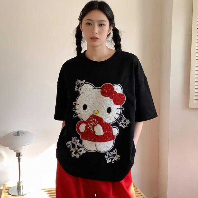 Summer Clothing Women - Leuke Korte Mouwen Hello Kitty Zomer