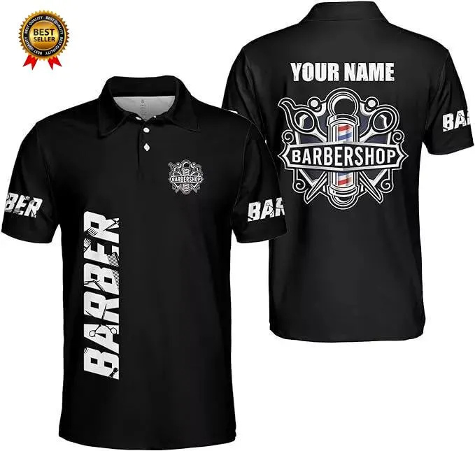 Summer Clothing Name - 2025 Kapper Poloshirts met korte mouwen