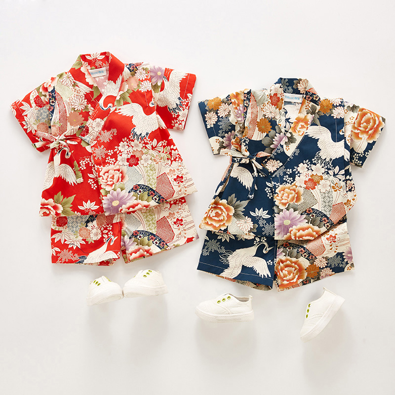 Summer Clothing Baby Boy - Zomer Kinderen Yukata Kleding Meisje Jongen