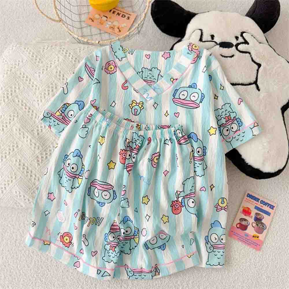 Summer Clothing Bundle - Sanrio Hangyodon Vrouwen Pyjama Set Kawaii