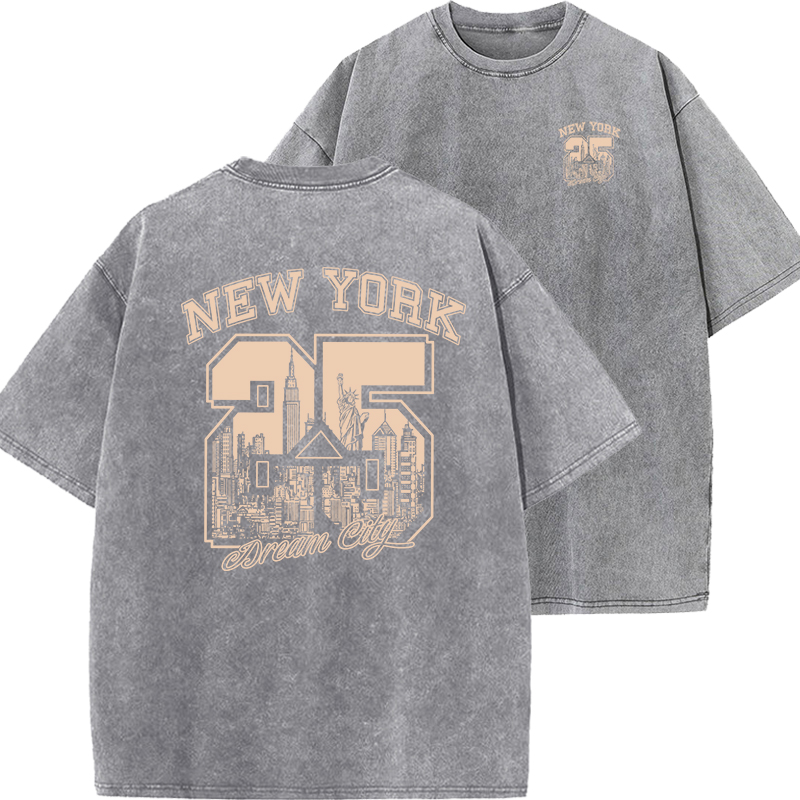 Summer Clothing Women - New York City Grappige Print Vrouw