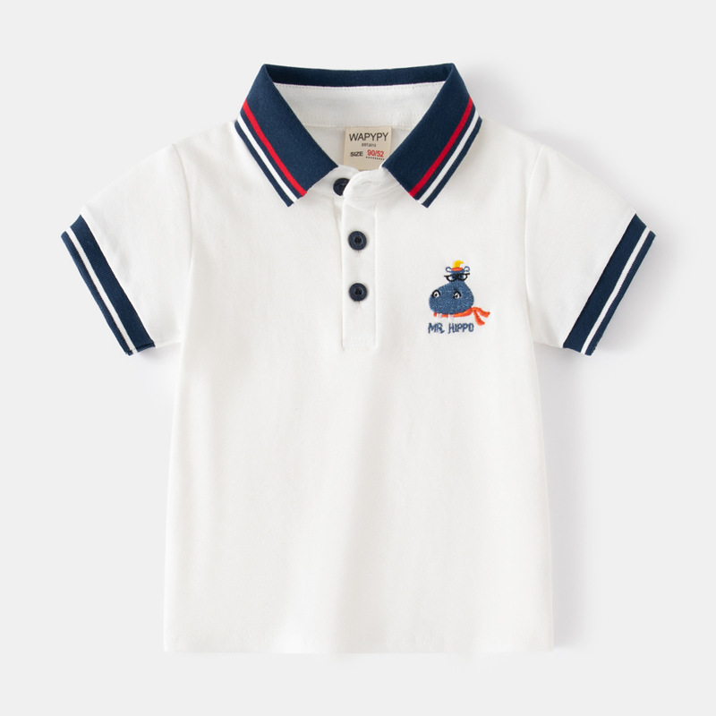 Summer Clothing Baby Boy - Baby Boy Peuter Poloshirts Voor Kinderkleding