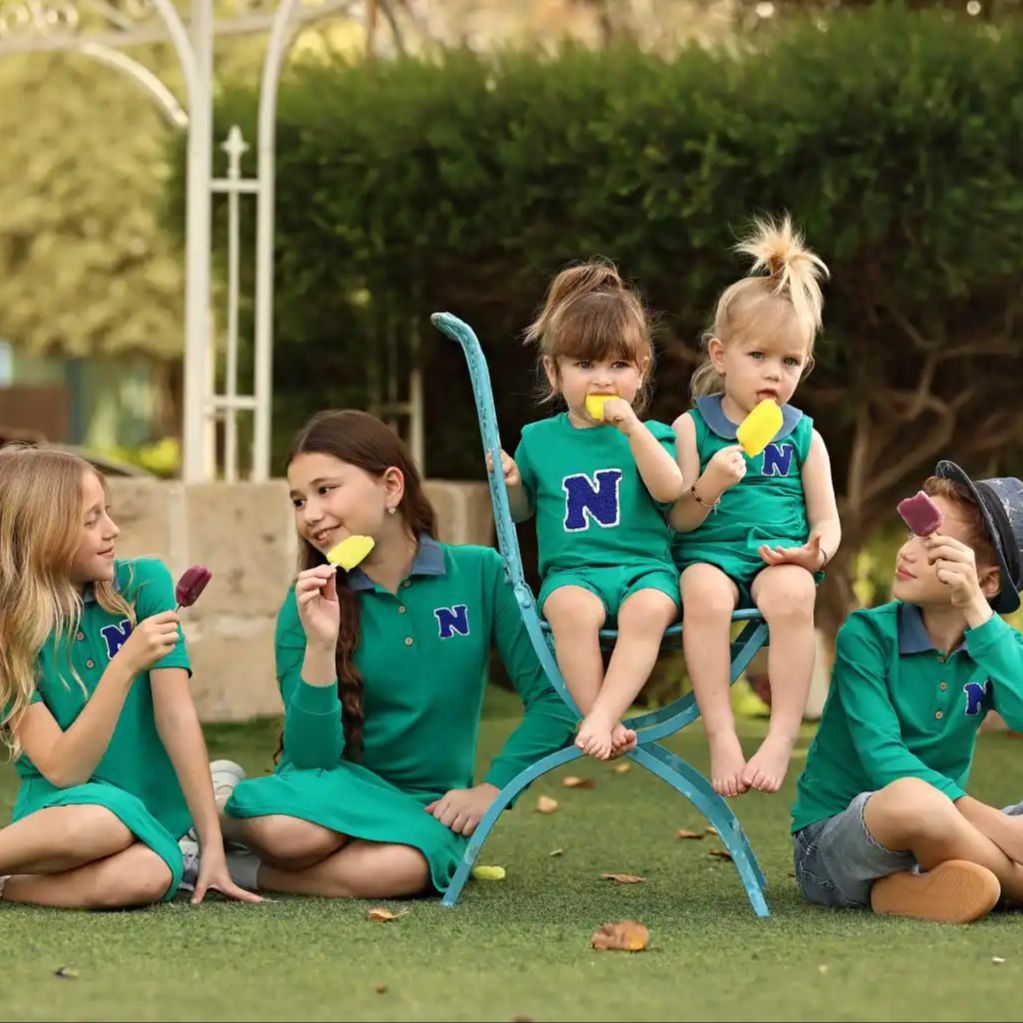 Summer Clothing Baby Boy - 2026 Mali's SS Green Polo Collectie