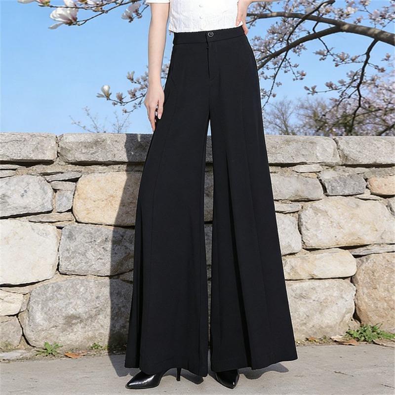Palazzo Pant Wide - Damesbroek met hoge taille, van ijzijde,