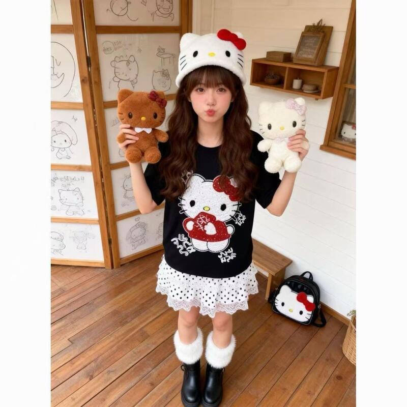 Leuke Korte Mouwen Hello Kitty - Summer Clothing Women recensie en prijs