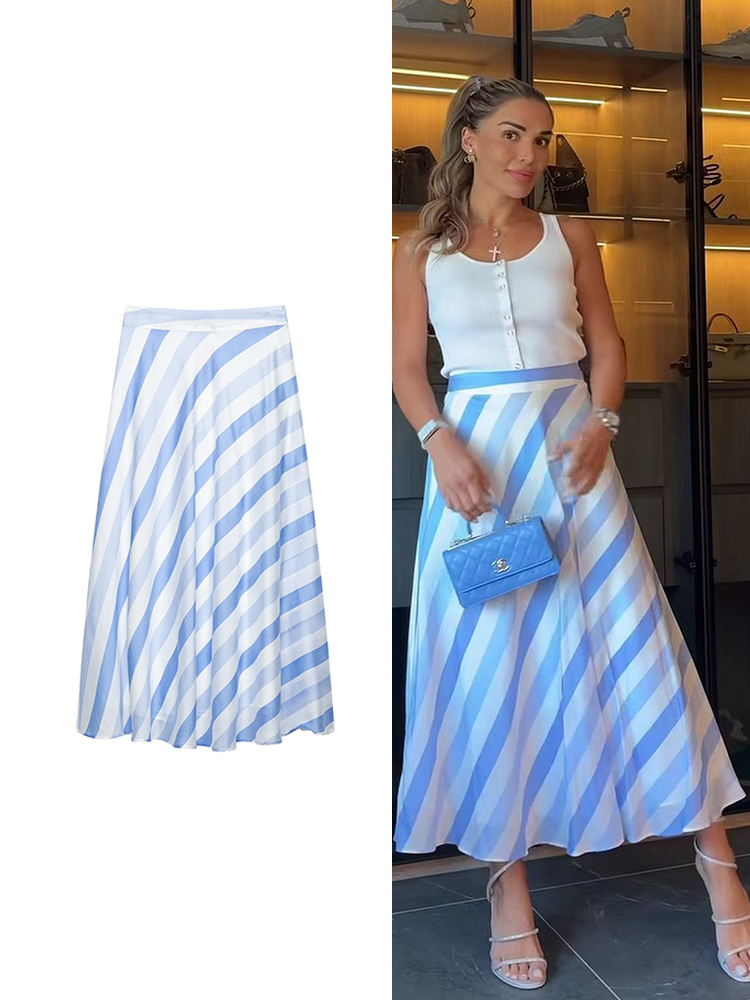 TFMLN Vrouwen Vintage Blauw Ge - Summer Clothing Trends For Women 2026 recensie en prijs