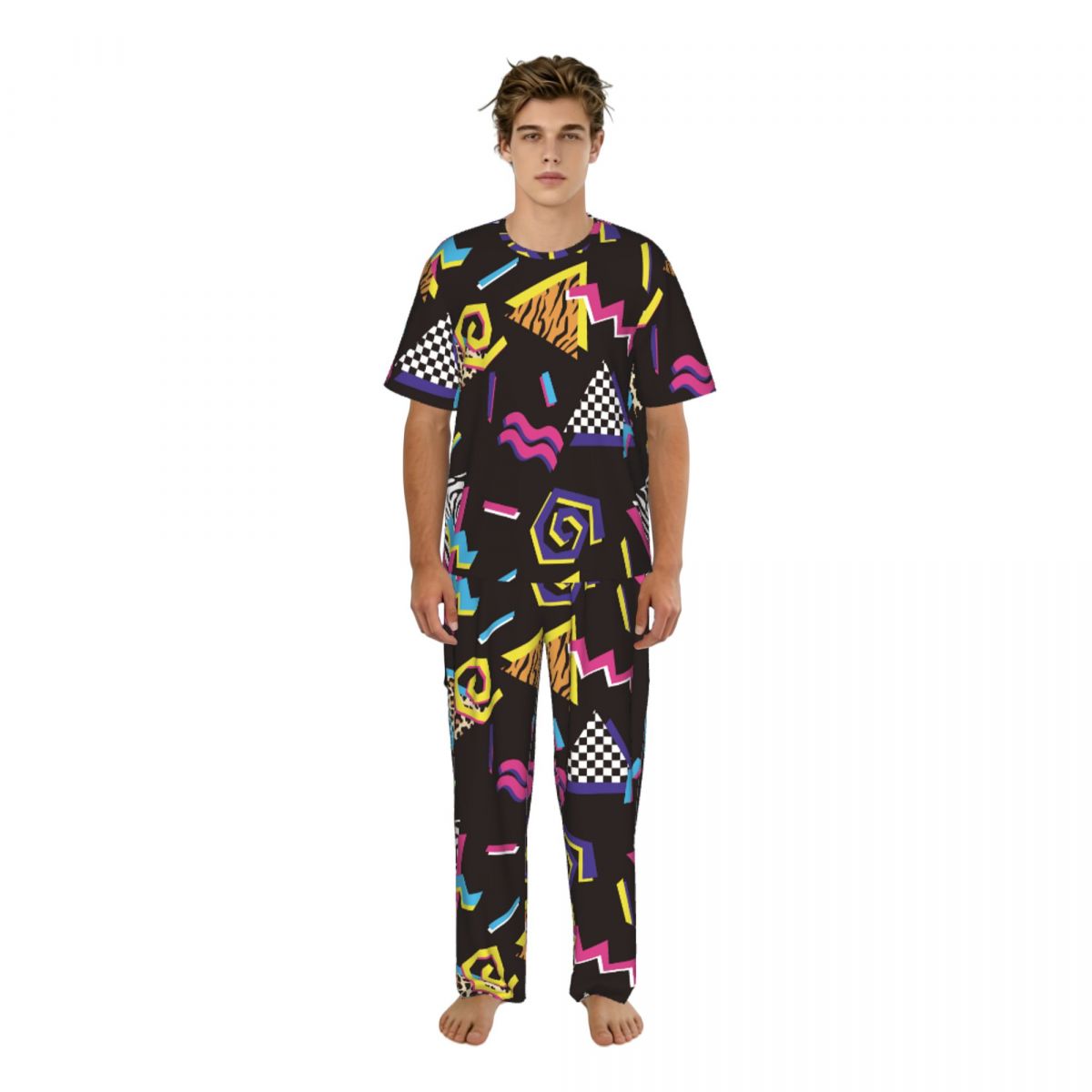 Heren pyjamapak met korte mouw - Summer Clothing Styles Men recensie en prijs