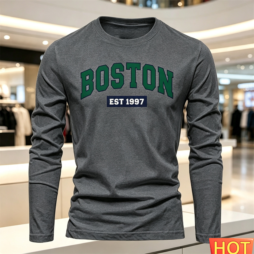 Herfst Zomer heren T-shirt met - Summer Clothing Usa recensie en prijs