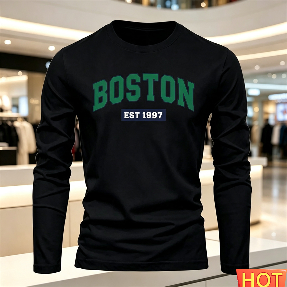 Herfst Zomer heren T-shirt met - Summer Clothing Usa recensie en prijs