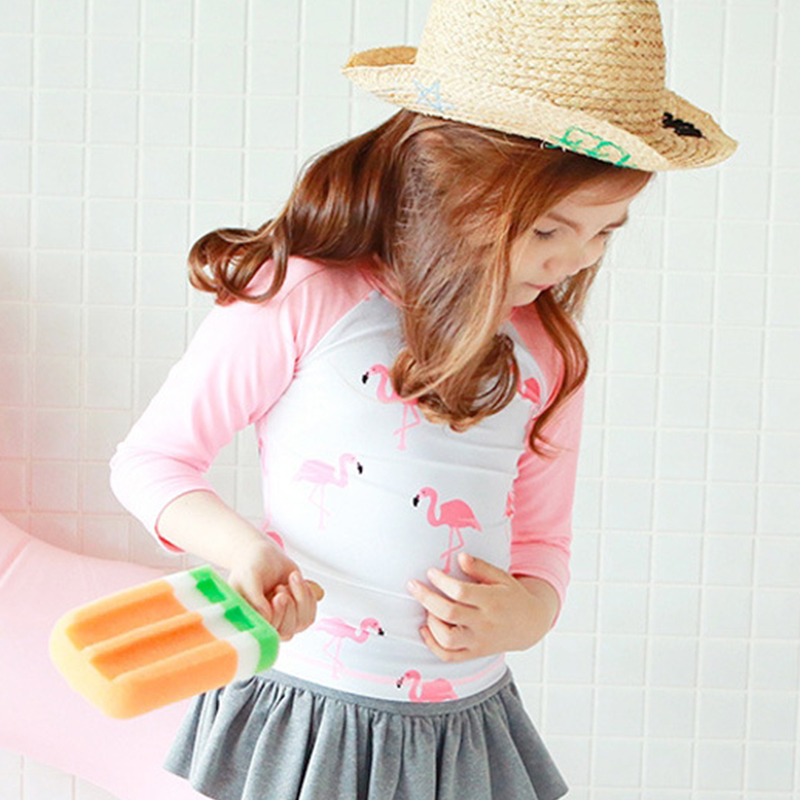 Meisjes bedrukt zwempak met la - Summer Clothing Baby Boy recensie en prijs