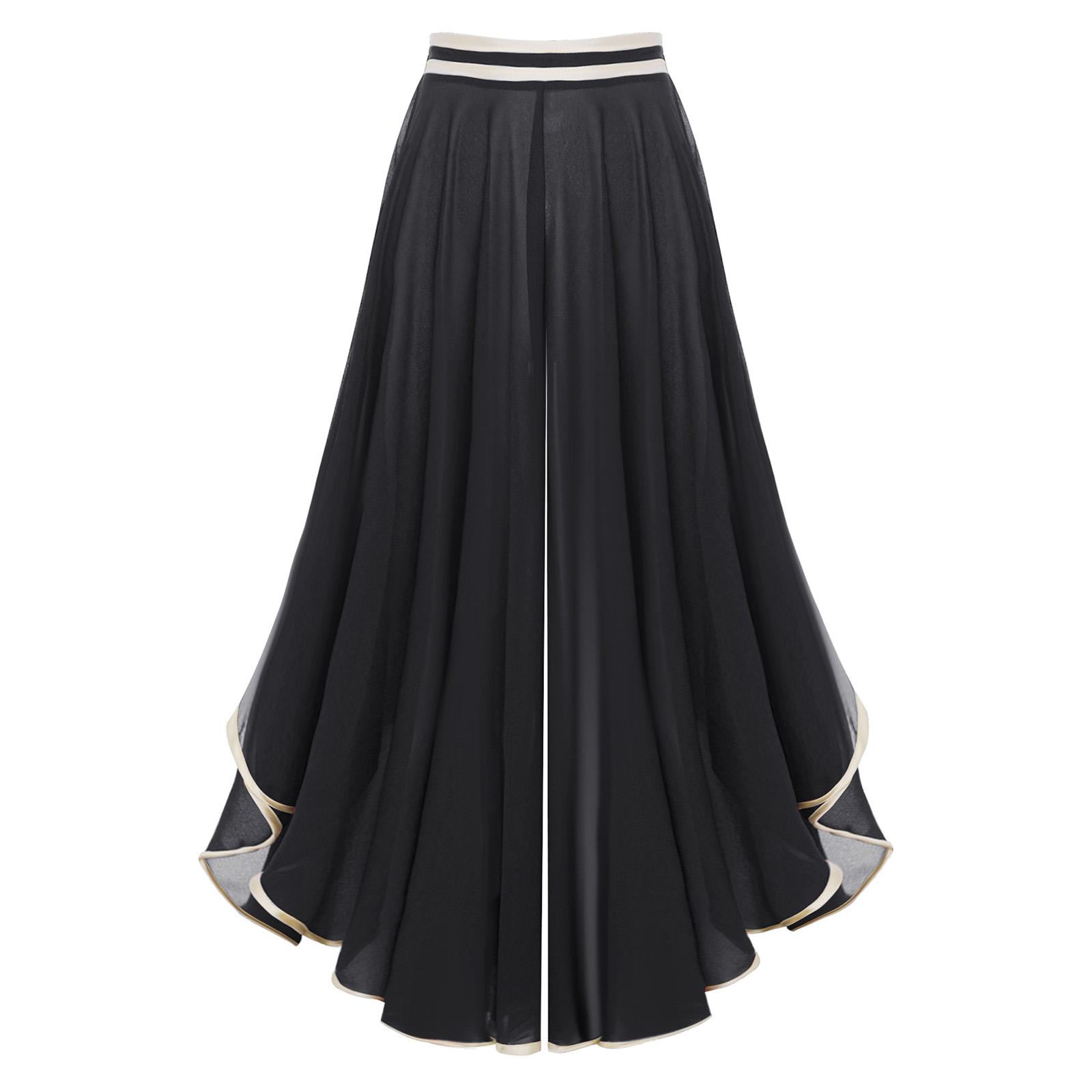 Dames Flowy Chiffon Lyrisch Da - Palazzo Pant Wide recensie en prijs