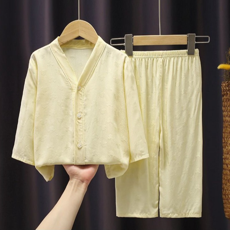 Nieuwe kinderpyjamaset met lan - Summer Clothing Baby Boy recensie en prijs