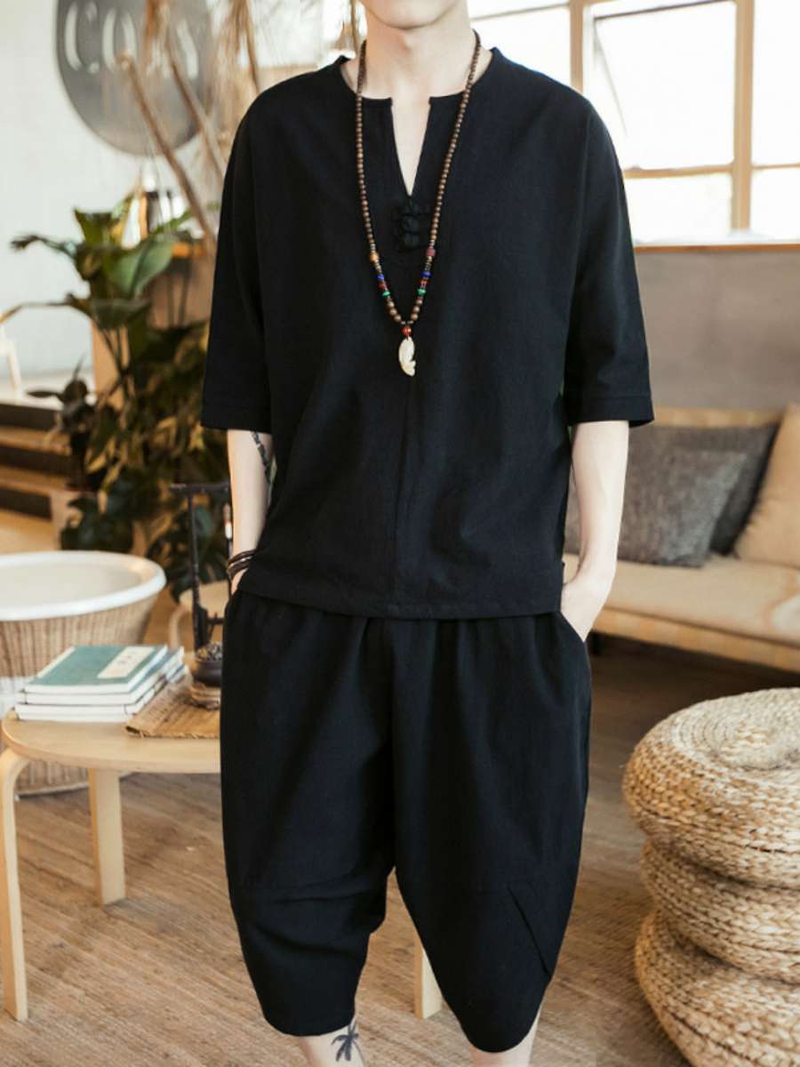 Nieuwe Heren Linnen T-Shirt Se - Summer Clothing Staples recensie en prijs