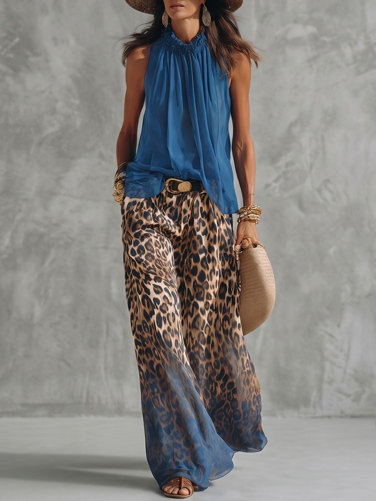 Yeezzi Damesmode Gradiënt Luip - Palazzo Pant Wide recensie en prijs