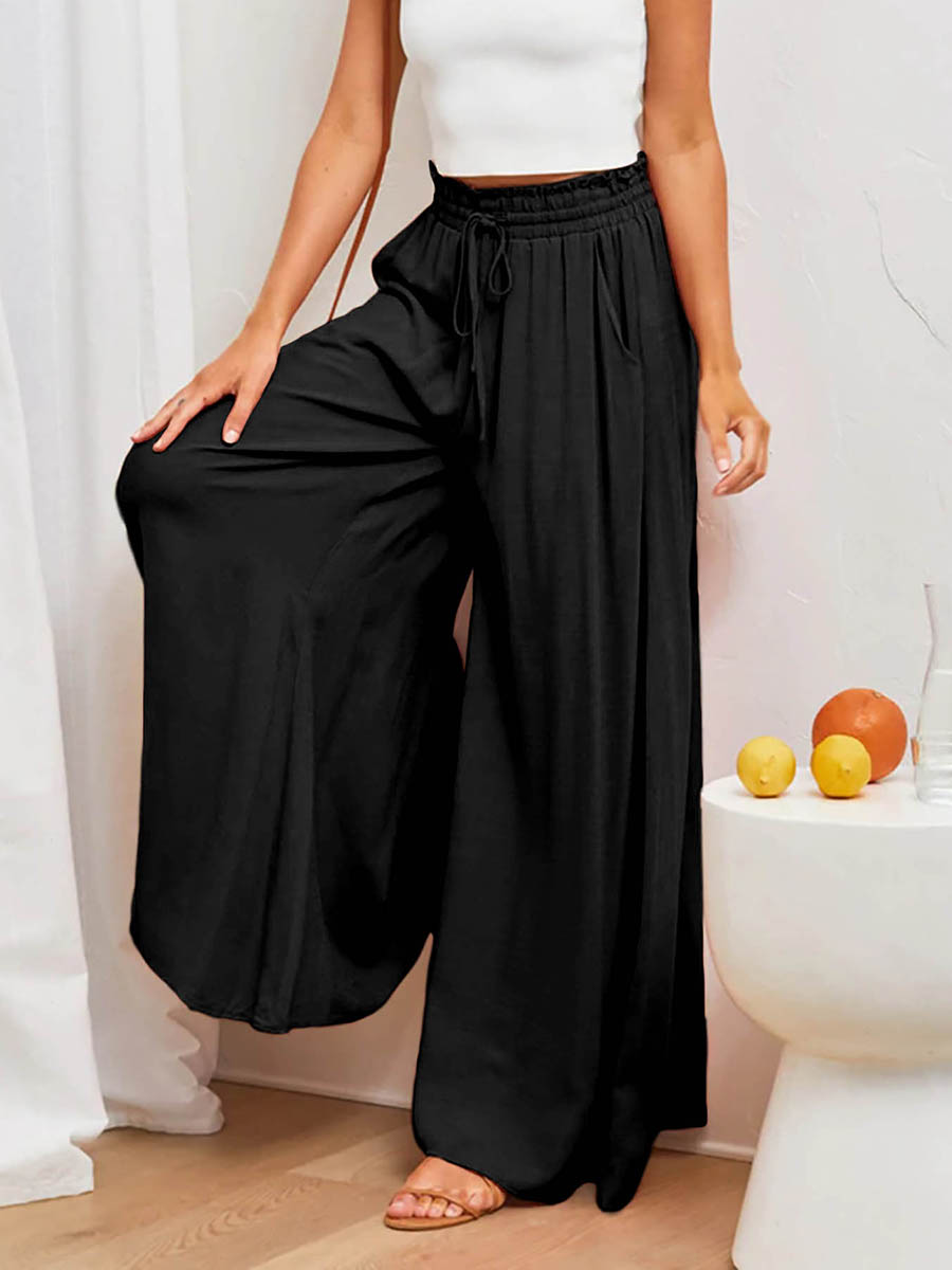 Damesbroek met hoge taille, wi - Palazzo Pant Wide recensie en prijs